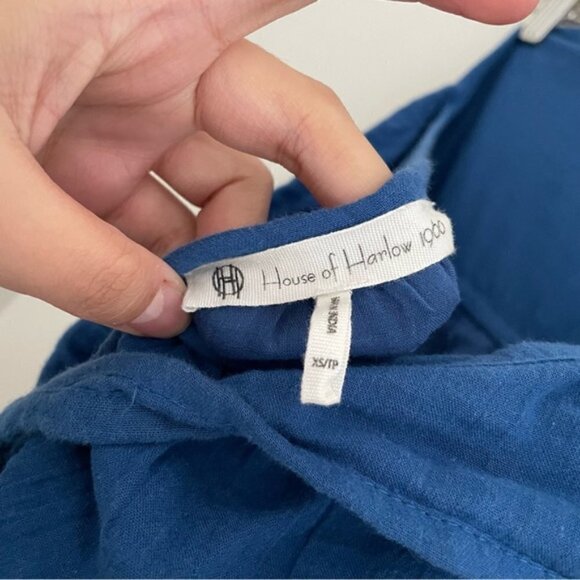 House of Harlow 1960 Penelope Navy Halterneck Maxi Dress size XS - Picture 9 of 9